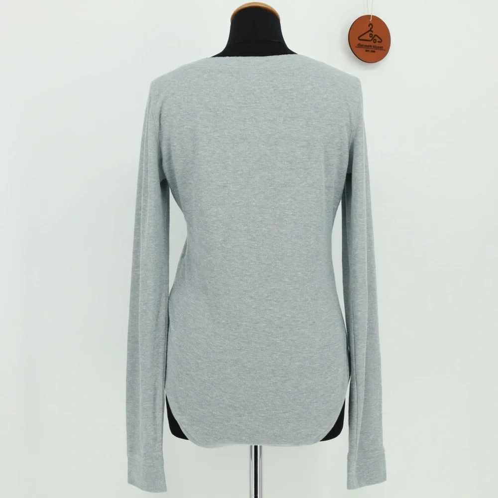 FREE‎ PEOPLE Dylan Thermal Bodysuit Henley with Thumb Holes Size Large NWOT